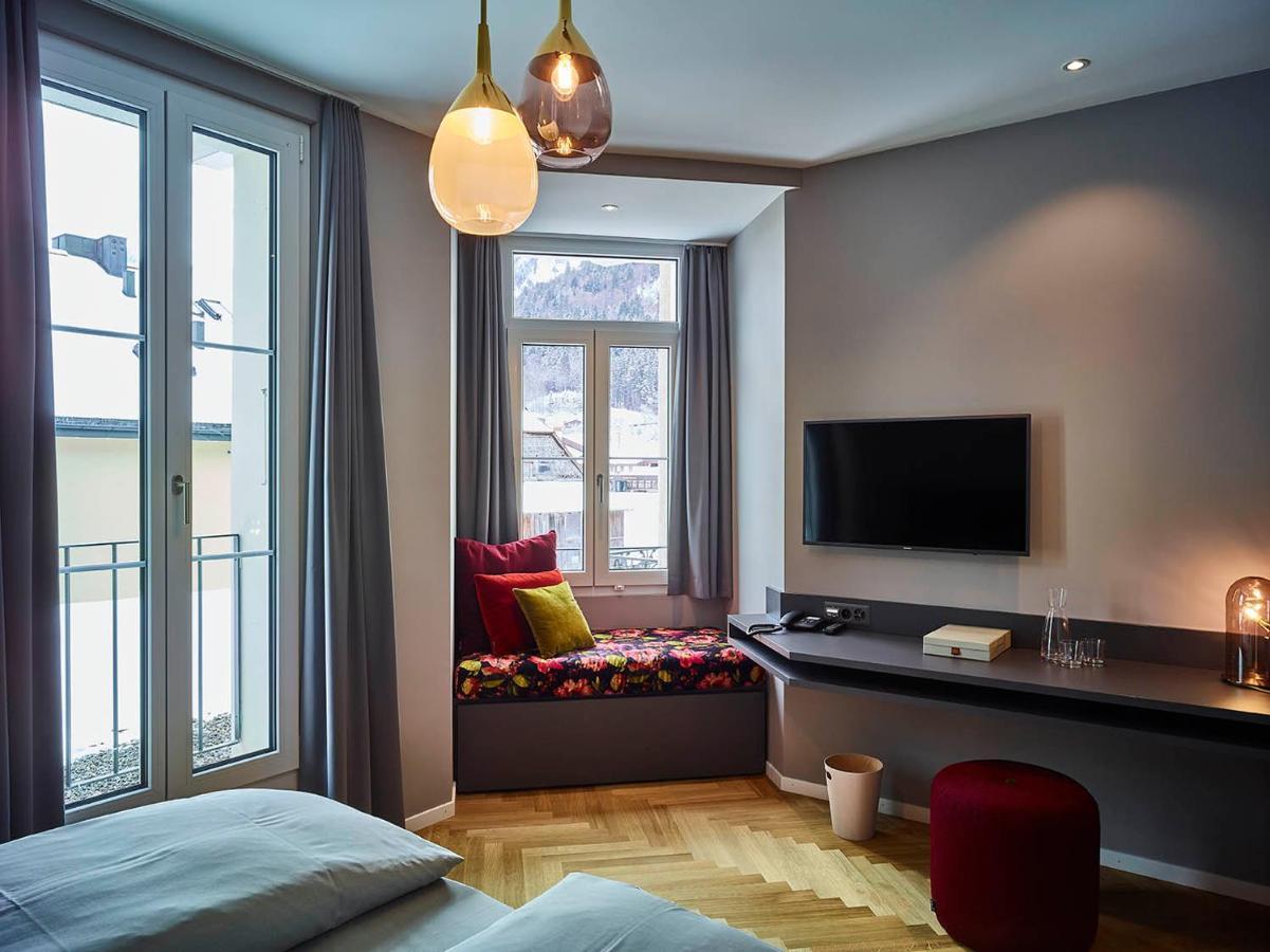Bellevue-Terminus - Urban Lifestyle Hotel Engelberg Exteriör bild